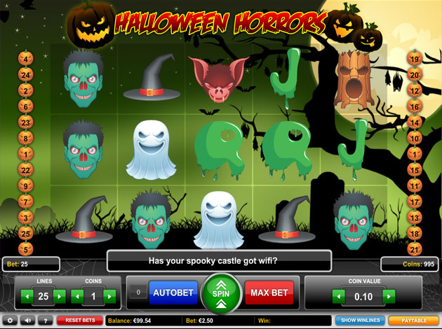 Go Trick or Treating With Halloween Horrors Slot Game At Happyluke