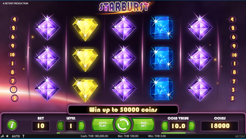 เกมส์สล็อตออนไลน์ Starburst